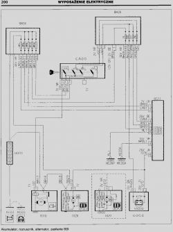 Peugeot 206 1,9 D 2001 rok - Potrzebny schemat elektryczny silnika