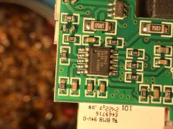 Close-up of Circuit Board Components Close-up of a circuit board with visible electronic components.