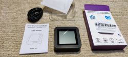 IR Control Set with S09 Display Components of the IR remote control set with temperature and humidity display