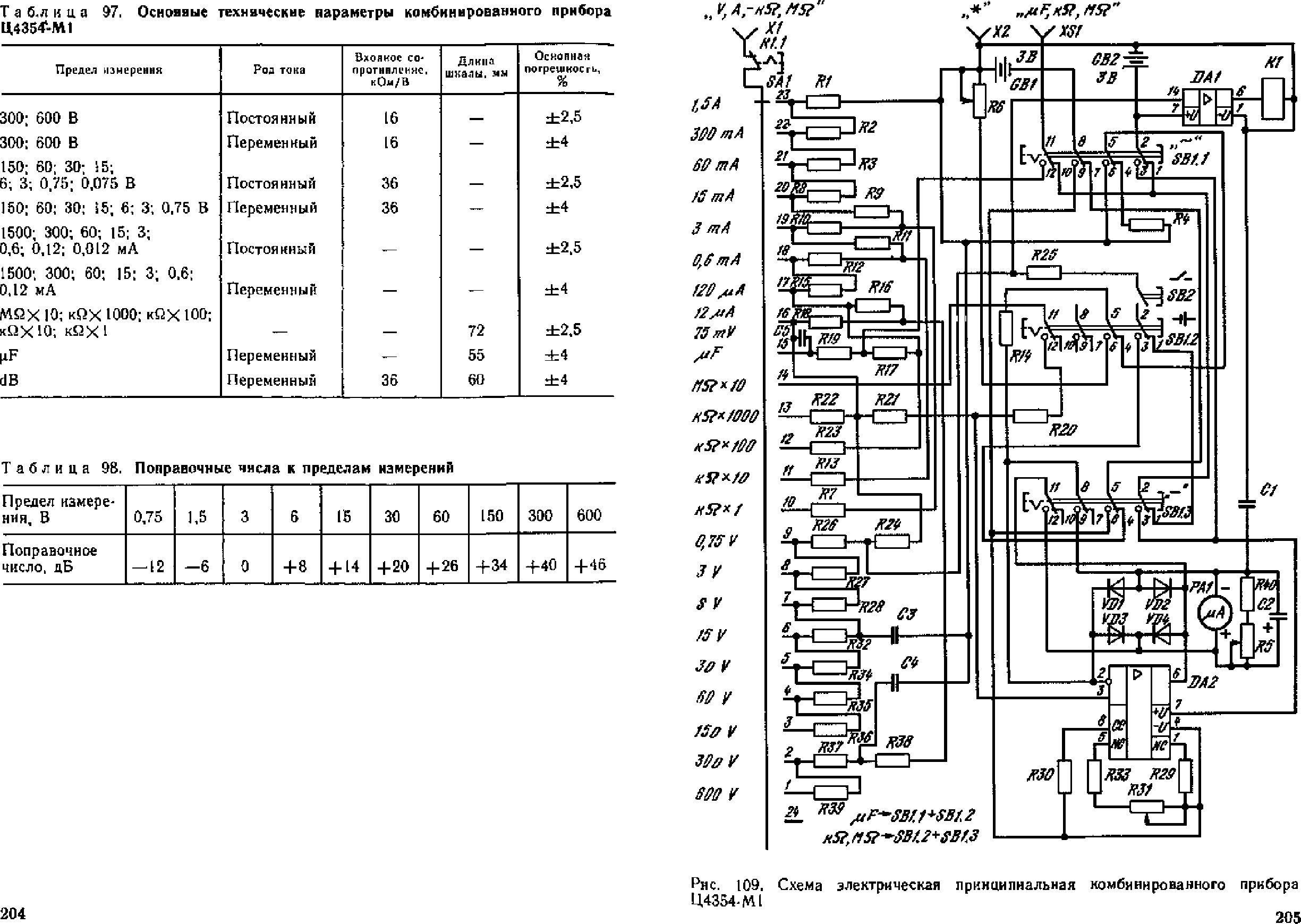 C-43101 MULTIMETER SM RU Service Manual download, schematics, eeprom, repair inf