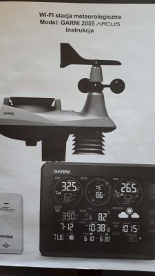 Stacja meteo Garni 2055 Arcus - Nie podaje wartości UV