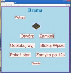 Brama wjazdowa sterowana przez RaspberryPi Brama wjazdowa sterowana przez RaspberryPi