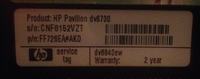 Hp Pavilion dv6700 - system windows 7 Hp dv6000/dv6700 Hp Pavilion dv6700 - system windows 7 Hp dv6000/dv6700