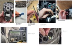 Zbliżenia na złącza anteny Fakra i komponenty w Renault Trafic 2014