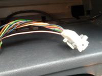 Vito 99r 2.2 cdi 102KM 638 >> Biała kostka od licznika i urwany różowy kab