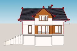 Projekt zwodów odgromowych w domu jednorodzinnym Projekt zwodów odgromowych w domu jednorodzinnym