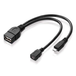 Jak podłączyć ładowanie i urządzenie przez micro USB jednocześnie?