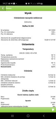 Spadek ciśnienia po wygaśnięciu kotła zgazowującego drewno Atmos - instalacja C.O.