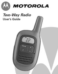 Motorola FV200 UHF Porto Manual