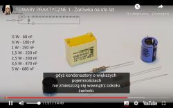 Lampka LED noname - wnętrze oraz sposób jej naprawy