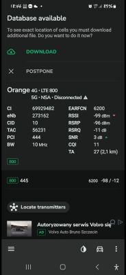 Dobór anteny i routera LTE do domu w Pniewo, Play – częste przełączanie pasm
