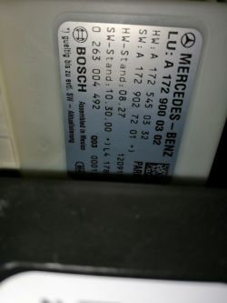 Mercedes Benz SLK R172 250cdi - Szukam schematu elektrycznego czójników parkowan