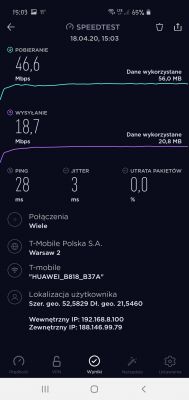 Wybór operatora LTE: T-mobile vs Orange, testy z Huawei B818
