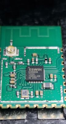 ECR6600 module on a green board with an ESWIN microchip marked TS20S.