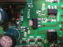 AEG Electrolux L72850 - nominały komponentów R1, R2 i R9