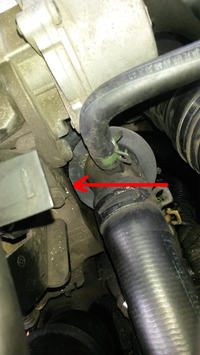 Renault Laguna 1.9 dCi - Wyciek płynu chłodniczego przy plastikowym trójniku