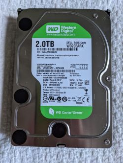 Dysk nie startuje - podmiana elektoniki (PCB) w SATA 3,5" WD 2.0 TB WD20EAR