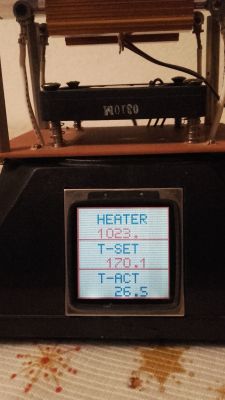 Podgrzewacz - Hotplate z regulatorem temperatury PID do lutowania laserów