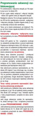 Proxima Blokada Kokpitowa: Pytanie o programowanie nowego modułu - instrukcja i dioda LED