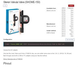 [BK7231T/WB3S] LgowithU Smart Water Valve template/configuration, Steren Valvula Valve (SHOME-150)