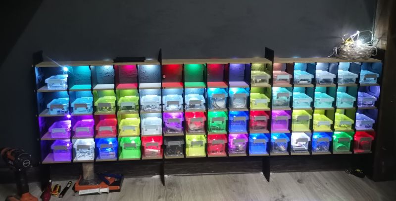 DIY Kiosk - how to build your own electronics storage for components?