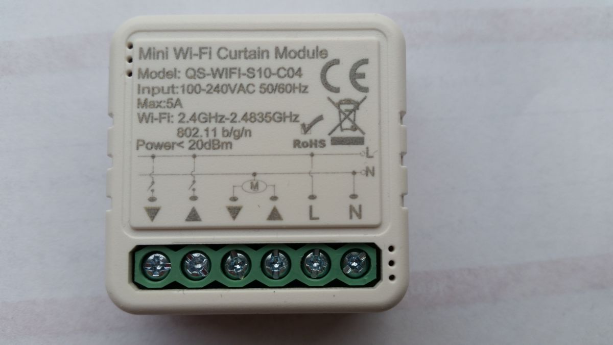 WIP [CBLC9 / BK7231N] Mini WIFI Curtain Module QS-WIFI-S10-C4