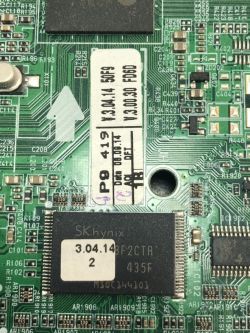 LG 24MT46D - resetuje ustawienia po wyłączeniu, wymiana MX25L8006E bez efektu