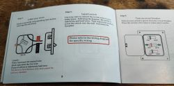 Instrukcja instalacji inteligentnego włącznika światła z diagramem okablowania i instrukcjami.