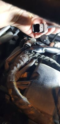 Gdzie podłączyć wiszącą wtyczkę w Peugeot 307 2.0 HDI 136km '04?