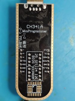 CH341A MiniProgrammer device for EEPROM chip programming