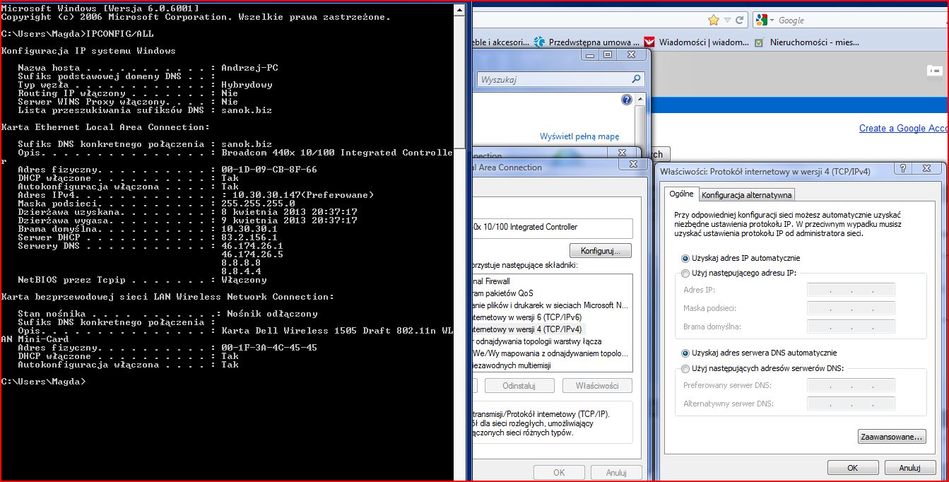 Fritz Box 7141 - nie można wejśc na strone ustawień
