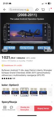 Jeep Liberty KK: Radio BySeven Din2 z Chin - problemy z Bluetooth i zawieszanie się odtwarzania