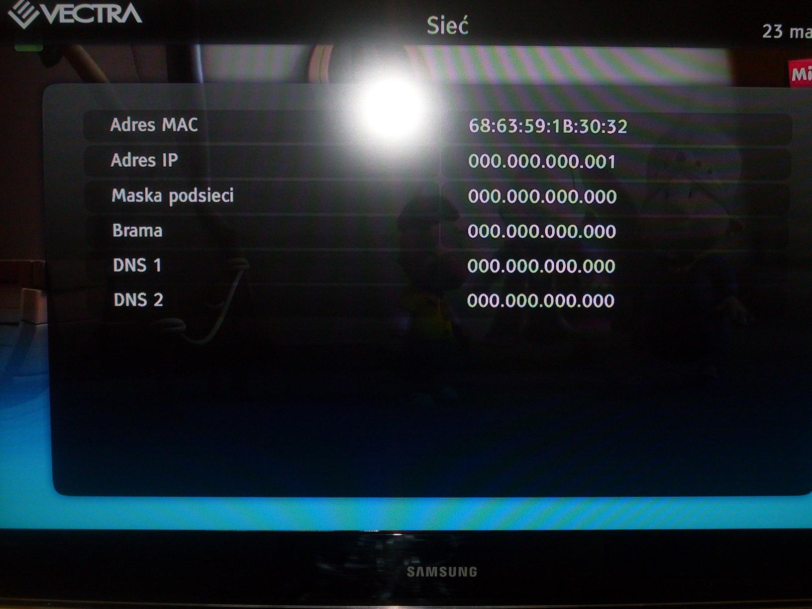 Instalacja Vectra słaby sygnał i zanikający internet