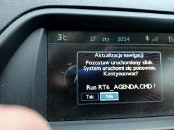 Naprawa roletki kierownicy Citroen C5 X7 z nawigacją RNEG 2010