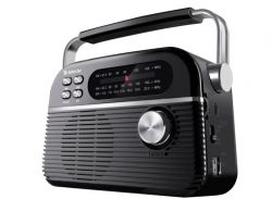 Wnętrze i krótki test współczesnego przenośnego radia AM/FM z funkcją głośnika Bluetooth