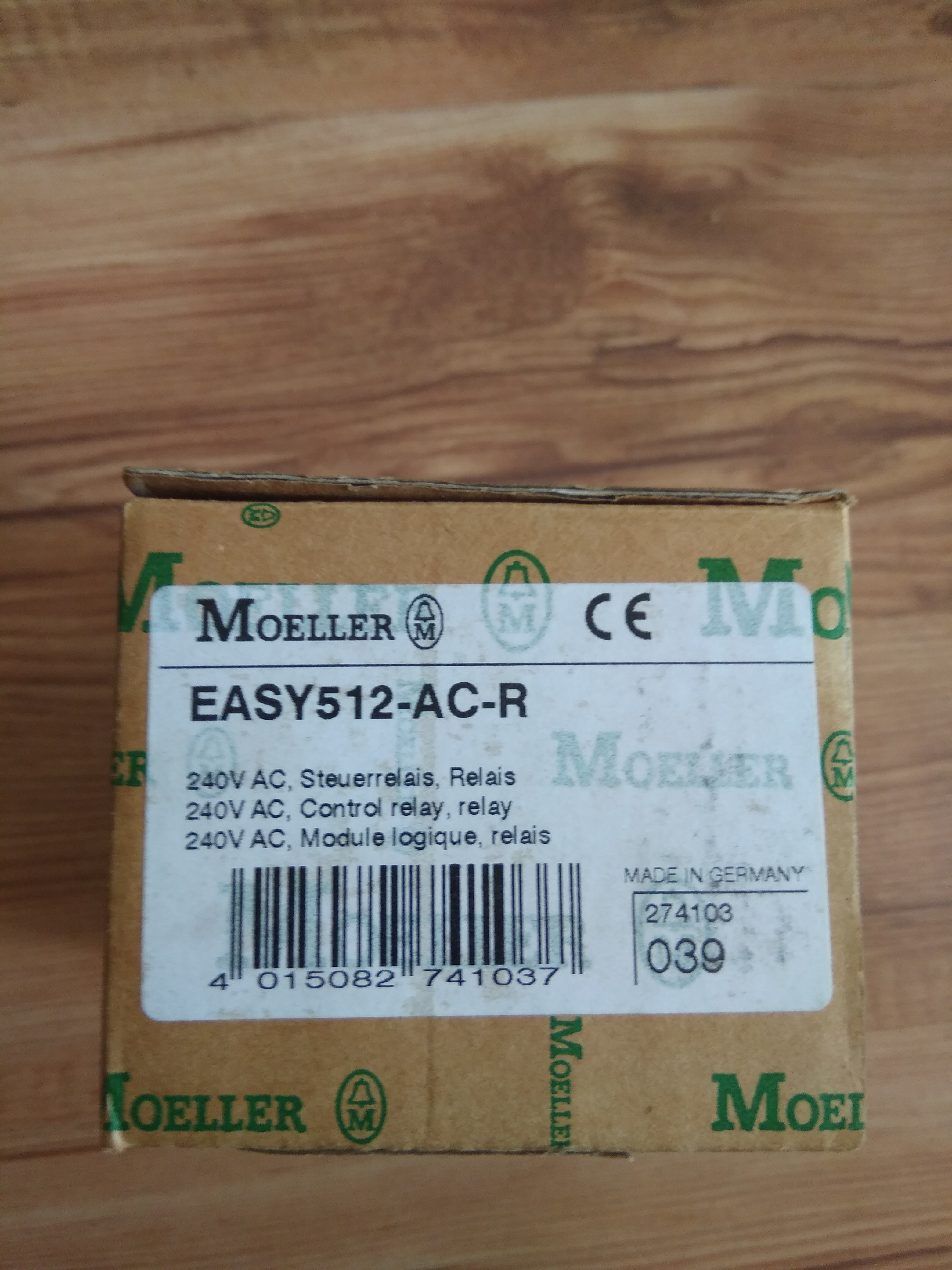 Automate Programmable MOELLER EASY 512-AC-R - Occasion - Allemagne - Garantie 30 Jours