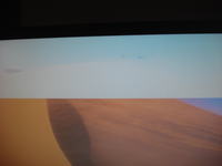 Benq E900WA - Czy warto naprawiać jaśniejszą górną część ekranu?