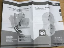 Prosty ściemniacz gniazdkowy - wnętrze i naprawa - Mumbi m-SD100