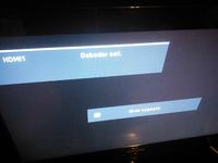 Na złączu EURO telewizor normalnie działa, na złączu HDMI czarny obraz...