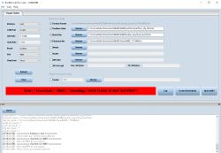 Screenshot of the Bouffalo Lab Dev Cube application showing a chip flashing error.