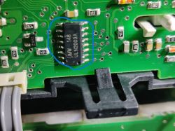 Siemens HB76AB560 - błąd E005, E0 05 naprawa modułu wyświetlacza/sterowania piekarnika i podobnych