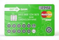 Mobilny portfel dla kryptowalut w postaci karty z wyswietlaczem