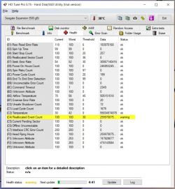 Jak odczytać wyniki HDTune i CrystalDiskInfo dla Seagate 500GB?