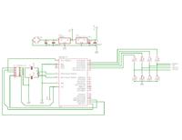 Atmega8+LCD Nokia 6100 - schemat podłączenia