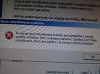 Windows 7 + XP - brak możliwości uruchomienia win7