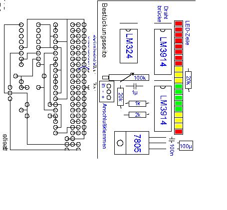 Wskaźnik wysterowania na 2xLM3914-problem