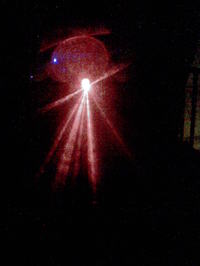 Projektor laserowy 150mW 650nm "Popelscan"