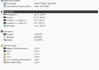 wysoka temperatura AUX