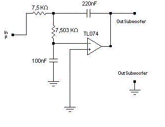 Zwrotnica do subwoofera wg schematu z elektroda.net – czy ktoś wykonał ten układ?