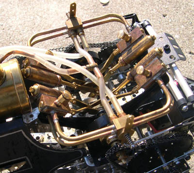 Zdalnie sterowana stonoga parowa :)